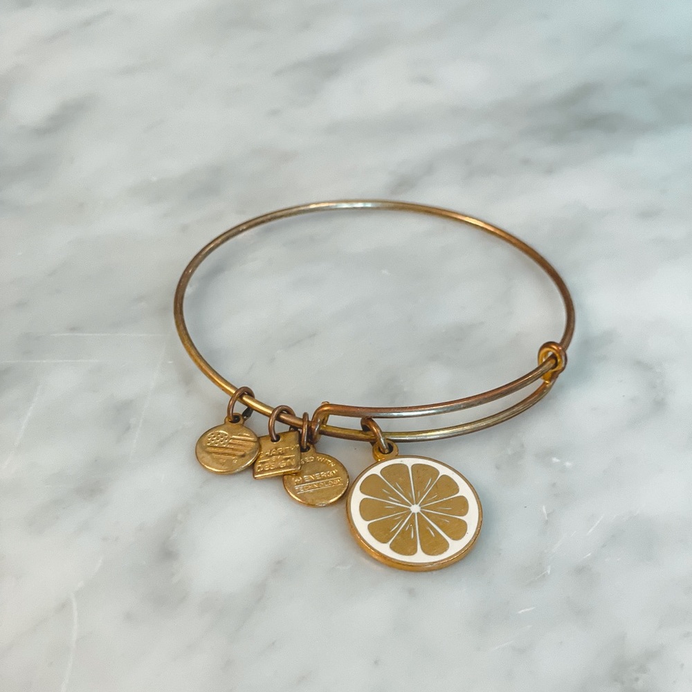 Alex and Ani Lemon bracelet, Gold